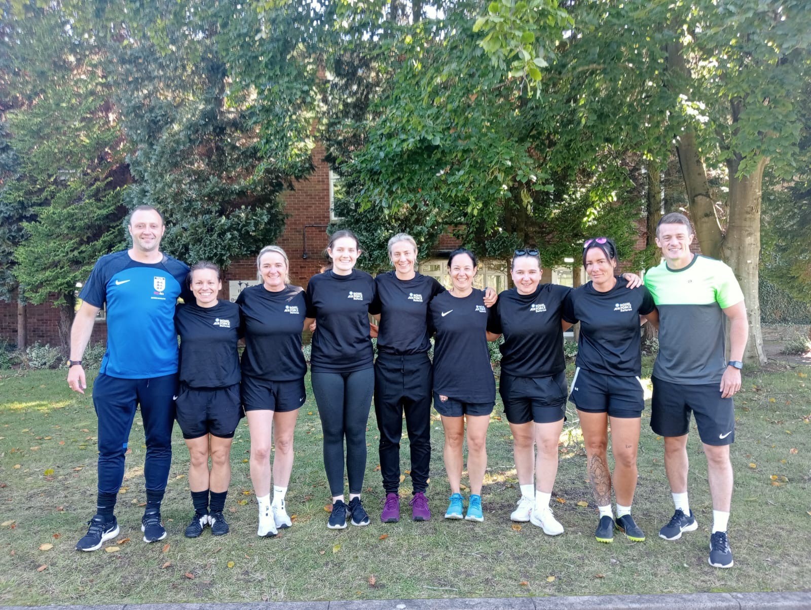 Group photo of the latest cohort of female referees who have successfully completed their training and certification